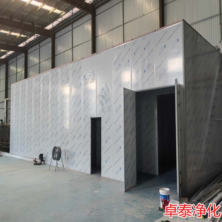 卓泰凈化今日邢臺食品灌裝凈化車間施工現(xiàn)場圖