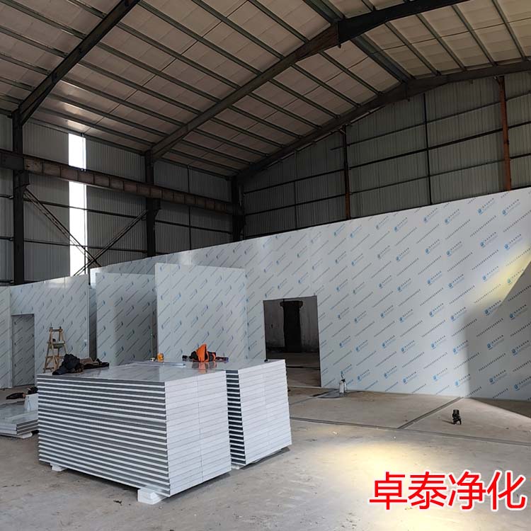 河北凈化車間施工現(xiàn)場圖，裝修河北凈化車間找卓泰凈化工程